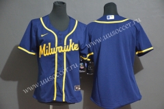 2020 New MLB  Milwauke Blue Jersey