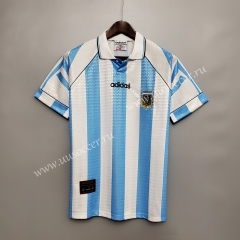 1997 Retro Version Argentina Home Blue and White Thailand Soccer Jersey AAA