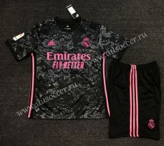 2020-2021 Real Madrid Away Black Soccer Uniform