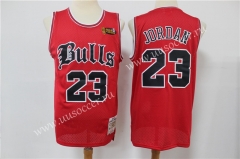 Limited version NBA Chicago Bull Red #23 Old English Faded Jersey