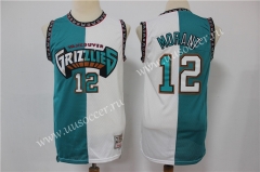 Retro Version NBA Memphis Grizzlies Blue & White  #12 Jersey
