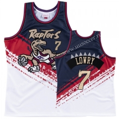 Independence Day NBA Toronto Raptors Thunder Black & White #7 Jersey
