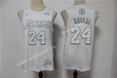 MVP Limited Version NBA Lakers White #24 Jersey