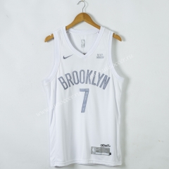 MVP Version NBA Brooklyn Nets White #7 Jersey