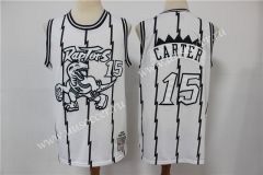Limited Version  NBA Toronto Raptors Thunder White #15 Jersey