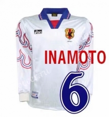1996 Retro Version Japan Away White LS Thailand Soccer Jersey AAA