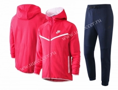 2020-2021 Nike Pink With Hat Soccer Jacket Uniform-815