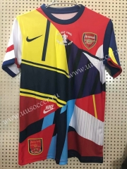 20th Commemorative Edition Arsenal Red & Yellow &Blue Thailand Soccer Jersey AAA-811