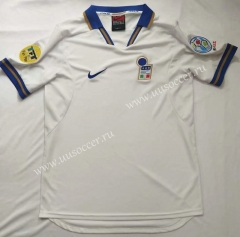 1996 Retro Version Italy Away White Thailand Soccer Jersey AAA-912