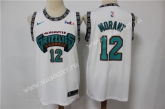 Retro Version Fans NBA Memphis Grizzlies Blue & White #12 Jersey