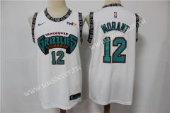 Retro Version Fans NBA Memphis Grizzlies Blue & White #12 Jersey
