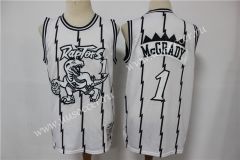 Limited Version NBA Toronto Raptors Thunder White #1 Jersey