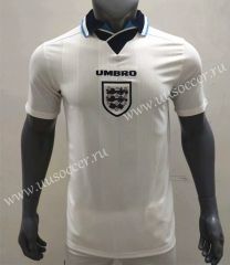 1996 Retro Version England Home White Thailand Soccer Jersey AAA-416