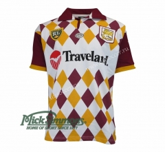 1995 Retro Version Mustang Home Red & White Thailand Rugby Shirt