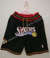 NBA Philadelphia 76ers Black Shorts