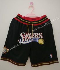 NBA Philadelphia 76ers Black Shorts