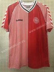 1986 Retro Version Denmark Home Red Thailand Soccer Jersey AAA-811