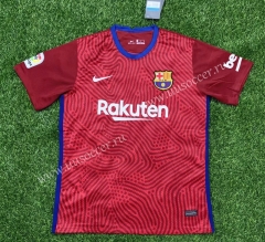 2020-2021 Barcelona Goalkeeper Red Thailand Soccer Jersey AAA-407