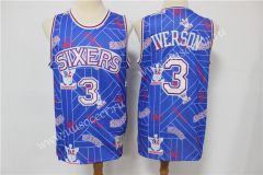 Limited Version NBA Philadelphia 76ers Blue #3 Jersey