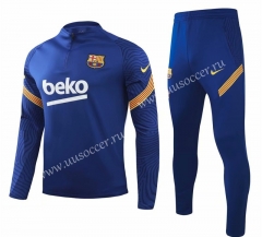 2020-2021 Barcelona Blue Thailand Tracksuit Uniform-GDP