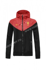 2020-2021 Liverpool Black Wind Coat With Hat-LH