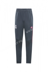 2020-2021 Real Madrid Gray Traning Thailand Soccer Long Pants -LH