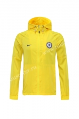 2020-2021 Chelsea Yellow Wind Coat With Hat-LH
