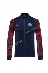 2020-2021 Paris SG Blue & Red Soccer Jacket -LH