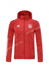 2020-2021 Bayern München Red Wind Coat With Hat-LH