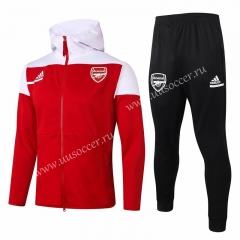 2020-2021 Arsenal Red Thailand Soccer Jacket Uniform With Hat-815