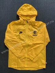 2020-2021 Inter Milan Yellow Wind Coat With Hat-WD