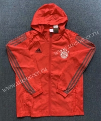 2020-2021Manchester United Red Trench Coats With Hat-WD
