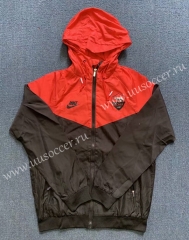2020-2021 Roma Red & BlackTrench Coats With Hat-WD