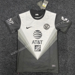 2020-2021 Club America Goalkeeper Black & White Thailand Soccer Jersey AAA