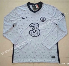 2020-2021 Chelsea Away Light Blue Thailand LS Soccer Jersey AAA