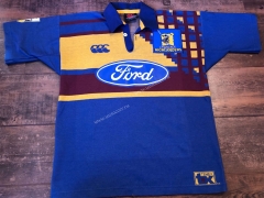 Retro Verion New Zealand Bruce Blue Rugby Shirt