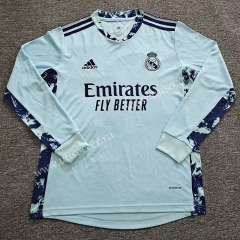 2020-2021 Real Madrid Goalkeeper Green LS Thailand Soccer Jersey AAA-
