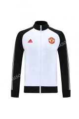 2020-2021 Manchester United White Thailand Soccer Jacket -LH