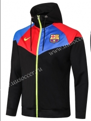 2020-2021 Barcelona Black Thailand Soccer Jacket With Hat-815