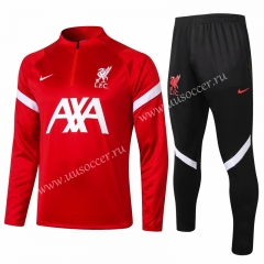 2020-2021 Liverpool Red Thailand Soccer Tracksuit Uniform-815