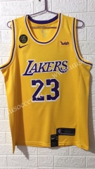 Lakers NBA Yellow #23 Jersey