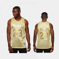 Limited Version NBA Los Angeles Lakers Golden #23 Jersey