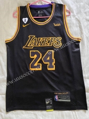 Snake skin Version NBA Lakers Black #24 Jersey