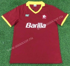 89-99 Retro Version AS Roma Home Red Thailand Soccer Jersey AAA-503