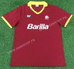 89-99 Retro Version AS Roma Home Red Thailand Soccer Jersey AAA-503
