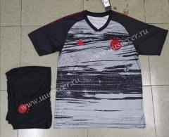 2020-2021 Bayern München Black & Gray Soccer Uniform