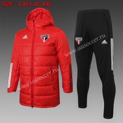 2020-2021 Sao Paulo Red Cotton Uniform With Hat Uniform-815