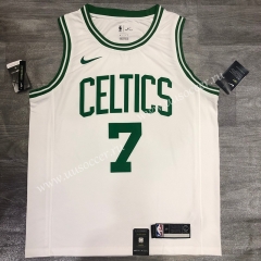 Retro Version NBA Boston Celtics White #7 Jersey-311