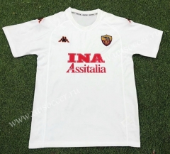00-01 Retro Version AS Roma Away White Thailand Soccer Jersey AAA-503