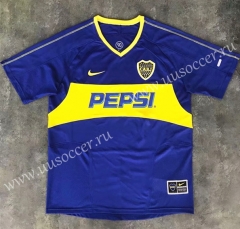03-04 Retro Version Boca Juniors Home Blue & White Thailand Soccer Jersey AAA-SL
